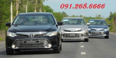 Cho thuê xe 5 chỗ toyota camry đưa đón sân bay nội bài quận cầu giấy hà nội- cho thuê xe  0912686666